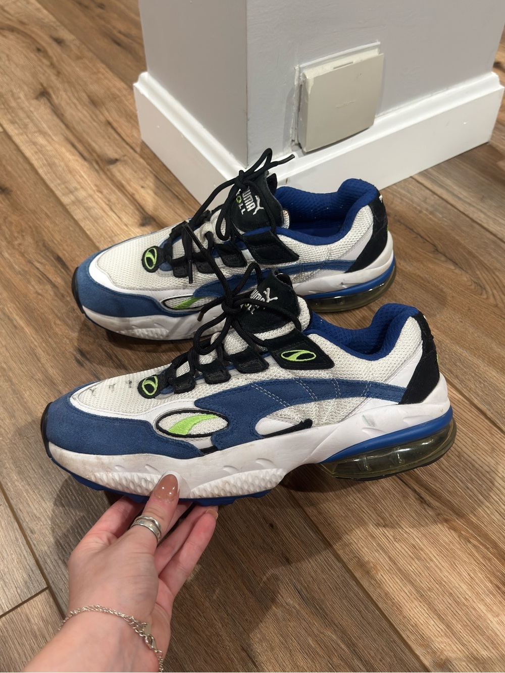 PUMA Cell Venom Surf the Web Blue & White Casual Streetwear Sneakers | Size 10.5